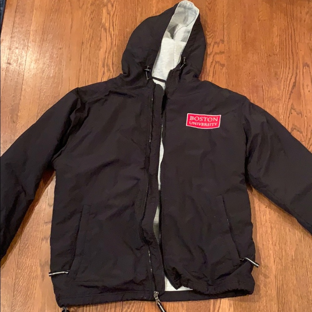 Boston University Hooded Windbreaker